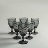 Siara Grey Glass Set of 6